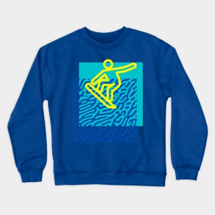 Surf The Tasty Waves of Summer Crewneck Sweatshirt